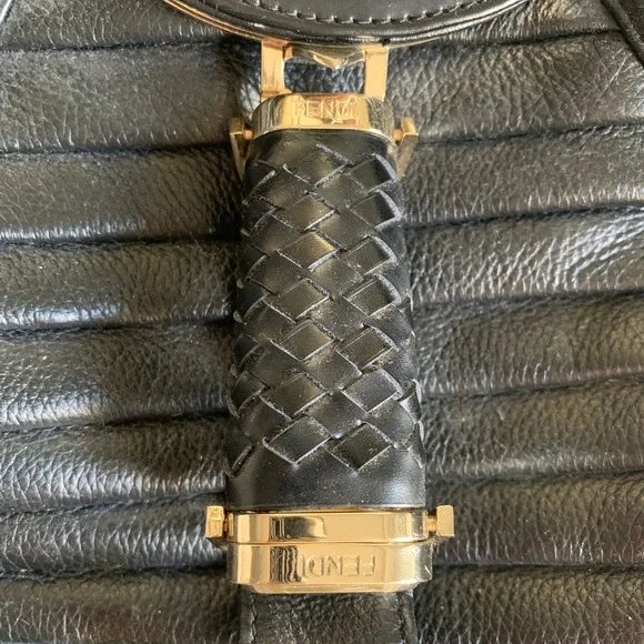 Fendi Black Leather Satchel - Picture 3 of 12